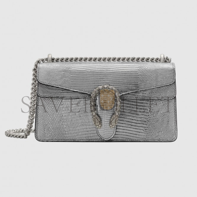 GUCCI DIONYSUS METALLIC LIZARD SMALL SHOULDER BAG 499623  (25*14*8cm)